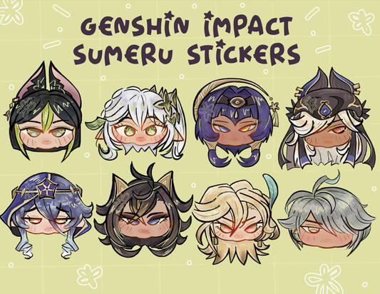genshin impact sticker designs 2