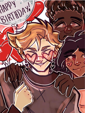 cali's bday! (original characters)